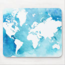 Recherche de carte du monde tapis souris Cartographie