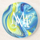 Recherche de texture marbre dessous de verres Élégant