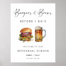 Recherche de burgers posters Typographie