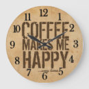 Suche nach kaffee wanduhren Braun