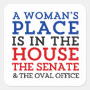 Recherche de puissance de fille autocollants Politique
