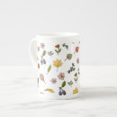 Recherche de rose fleurs tasses Bleu marine