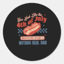 Recherche de hot dog drôle autocollants Patriotique
