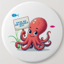 Recherche de poulpes mignons badges Drôle