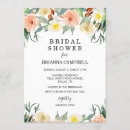 Recherche de delicate bridal shower invitations Aquarelle