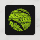 Suche nach tennis visitenkarten Kugel