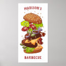 Recherche de burgers posters Nourriture