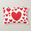 Recherche de rouge coeur coussins Coeurs