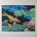 Suche nach koi teich poster Lilie