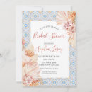 Recherche de boho chic bridal shower invitations Herbe de pampa
