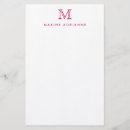 Recherche de girl papeterie Monogramme