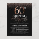 Recherche de rose gold surprise anniversaire invitations Soixante