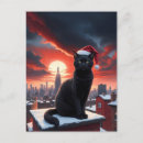 Suche nach weihnachtsmannmützen postkarten Katze