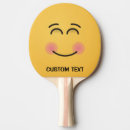 Recherche de visage souriant raquettes ping pong Jaune