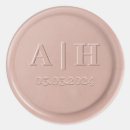 Recherche de pink envelope sceaux autocollants Monogramme