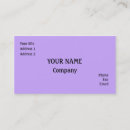 Recherche de lilac cartes visite Simple