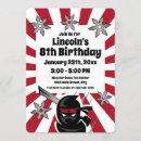 Recherche de samurai invitations Ninja
