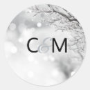 Recherche de winter wedding autocollants Flocons de neige