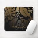 Recherche de feuille d or tapis souris Tropical