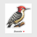 Recherche de tête rouge autocollants Oiseaux