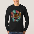 Recherche de tête tigre tshirts Aquarelle