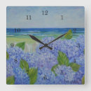 Recherche de hortensias horloges Mur