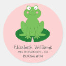 Recherche de grenouille rose autocollants Enfants