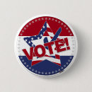 Recherche de drapeau américain badges Élection présidentielle