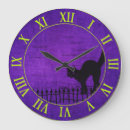 Recherche de chat halloween horloges Silhouette