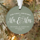 Suche nach mr and mrs ornamente Newlywed
