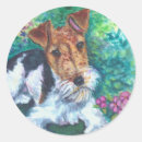 Recherche de terrier de renard autocollants Chien