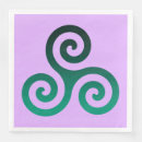 Recherche de symbole celtique serviettes Triskele