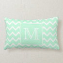 Recherche de zigzag vert coussins Initiale