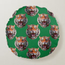Recherche de tête de tigre coussins Grand félin