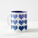 Recherche de coeurs bleus tasses Élégant