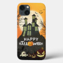 Recherche de fantôme heureux iphone coques Citrouille