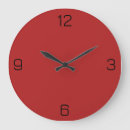 Recherche de cadre rouge horloges Minimaliste