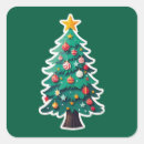 Recherche de cheminée noël autocollants Vert