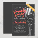 Recherche de karaoke invitations Moderne