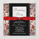 Recherche de damassé noire rouge invitations Pour tous
