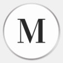 Suche nach m initiale aufkleber Brief