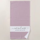 Recherche de purple serviettes de plage Monogramme