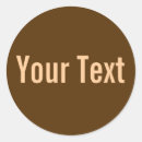 Recherche de brun foncé autocollants Modèle