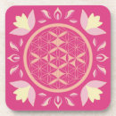 Recherche de la vie dessous de verres Mandala