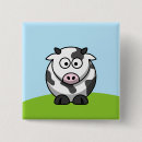Recherche de vache mignonne badges Dessin animé