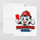 Recherche de mascottes cartes postales Football