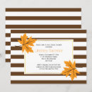 Recherche de feuille d érable invitations Brun