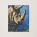 Recherche de rhinoceros puzzles Nature