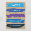 Recherche de nuances de bleu invitations Simple