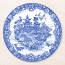 Recherche de oiseaux marins dessous de verres Bleu et blanc